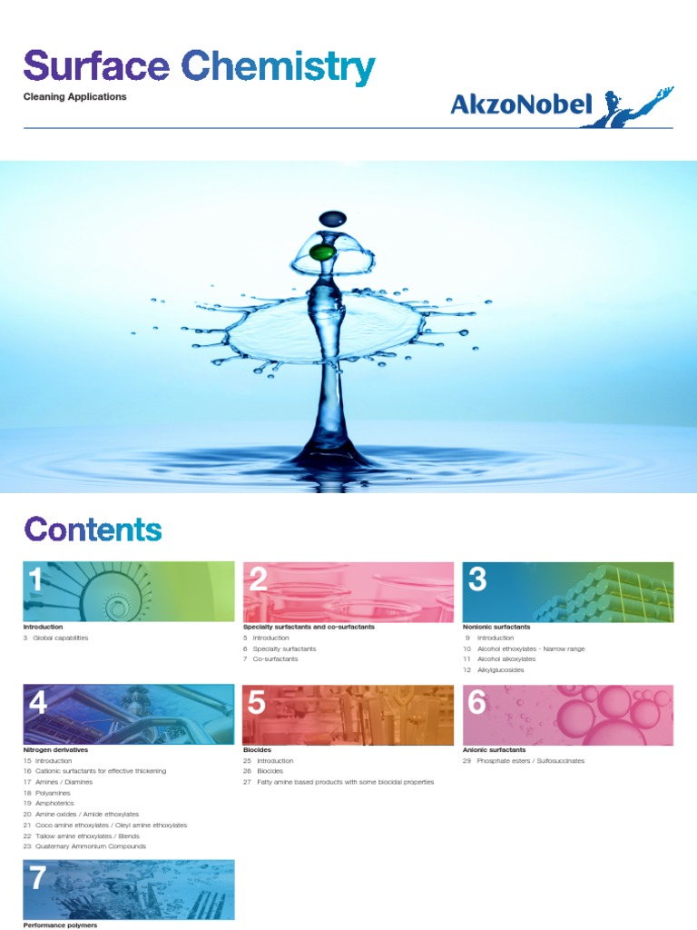 Specialty Surfactants for Cleaning Solutions | PDF | Surfactant | Amine