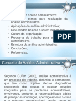 Importância Análise Administrativa Organização