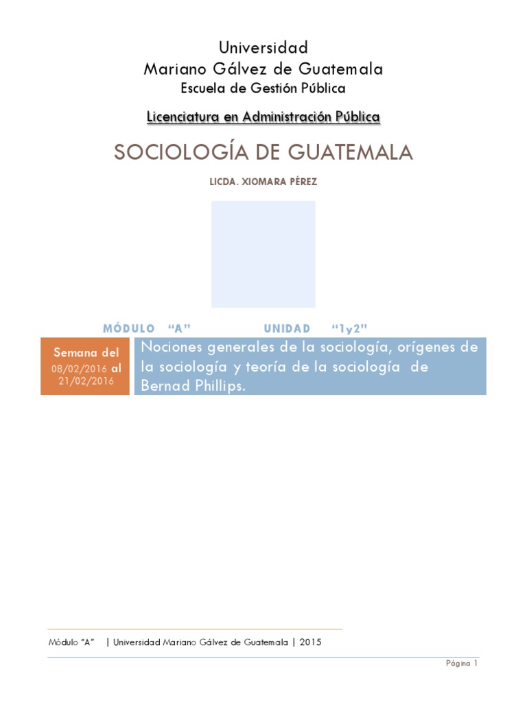 Introducción a la Sociología en Guatemala | PDF | Sociología | Sociedad