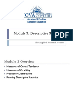 Module 3 Descriptive Statistics