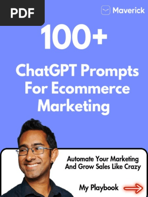 100+ ChatGPT for Ecom Marketing