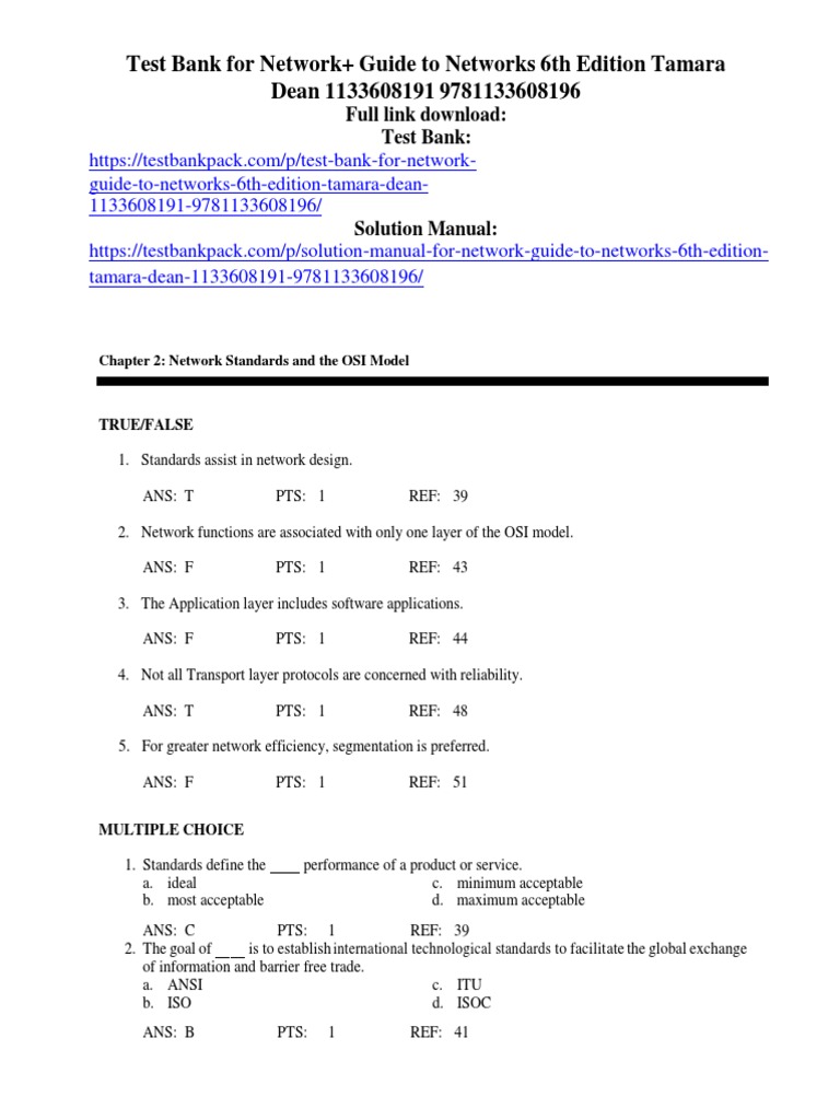Network Standards and OSI Model Overview | PDF | Computer Network | Osi ...