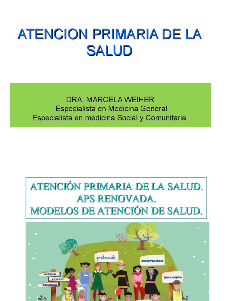 ATENCION PRIMARIA DE LA SALUD - RENOVADA | PDF | Desarrollo sostenible