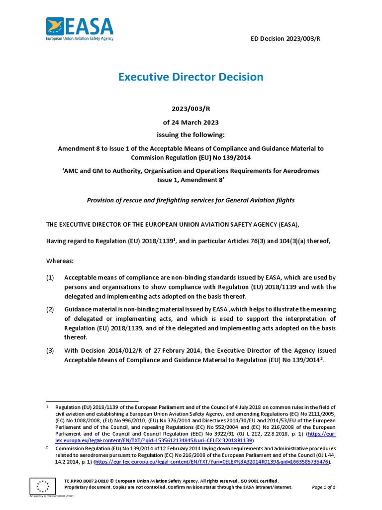 Ed Decision 2023003r PDF Government European Union