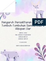 Pengaruh Persekitaran Terhadap Tumbuh-Tumbuhan Semula Jadi & Hidupan Liar