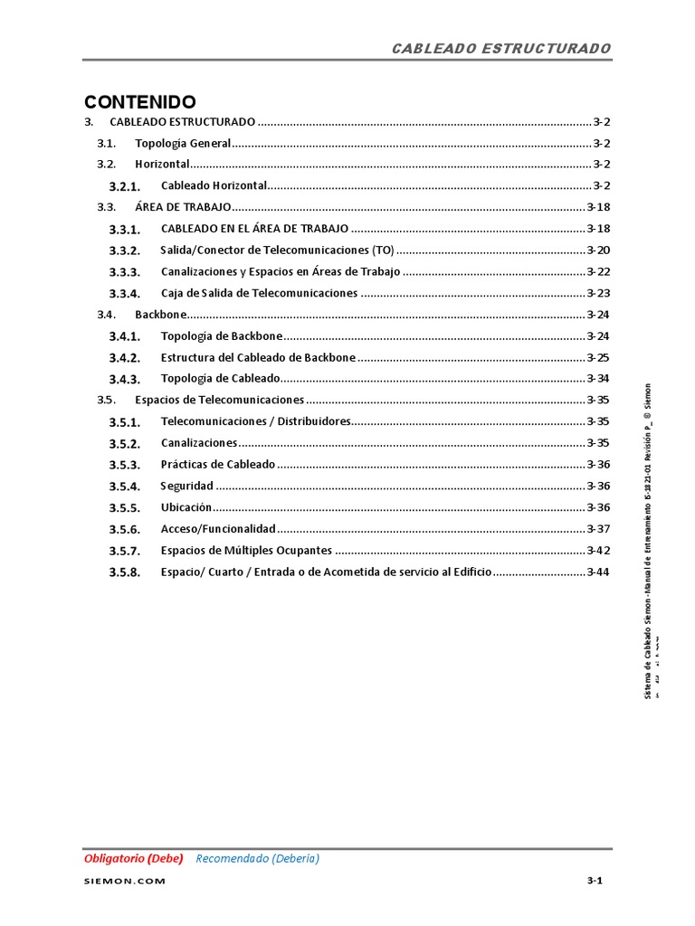 Ci Manual Capitulo 3 Structured Cabling PDF