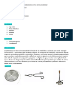 Nombre Y Apellido: Curso: Fecha: Tema: Objetivo:: Materiales