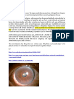 Spontaneous Hyphema