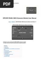 rs485 1m2s Extension Module Manual