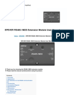 rs485 1m2s Extension Module Manual