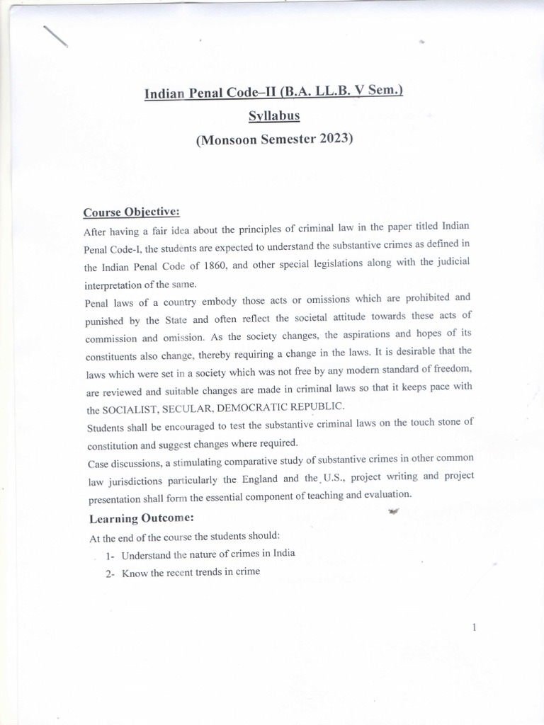 5th semester syllabus pdf