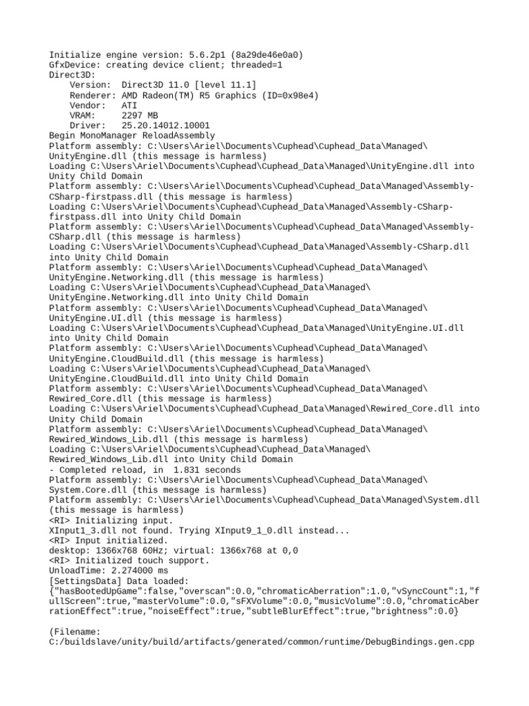 Output Log | PDF | Library (Computing) | Filename