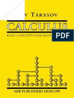 Calculus - Basic Concepts for High Schools (Mir,1988)