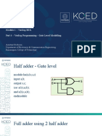 Module 1 - Part 4 - Gate Level Example