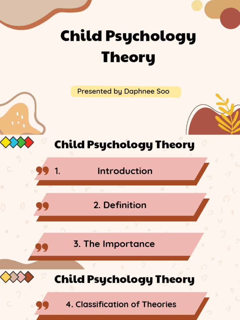 Child Psychology Theory | PDF