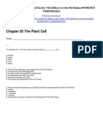 Plants and Society 7th Edition Levetin McMahon Test Bank