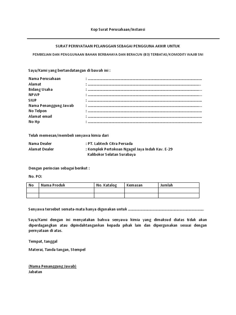 Form EUD Item B3 Terbatas dan komoditi Wajib SNI (1) | PDF