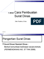 Tata Cara Pembuatan Surat Dinas Revisi Terbaru