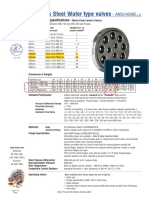 Wafer Stainless ANSI V919