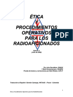 Ética y Procedimientos Operativos para Los Radioaficionados - LU1DMA