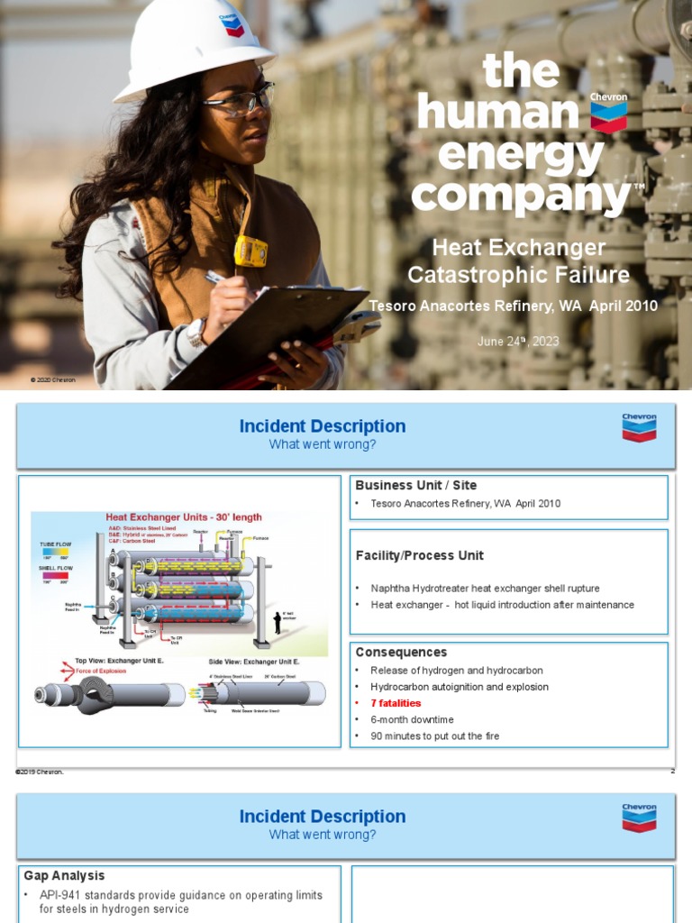 Heat Exchanger Failure Analysis | PDF | Hydrogen | Oil Refinery
