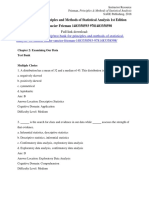 Principles and Methods of Statistical Analysis 1st Edition Miller Saucier Frieman Test Bank