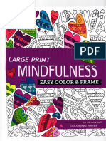 New Seasons Large Print Mindfulness Coloring Book