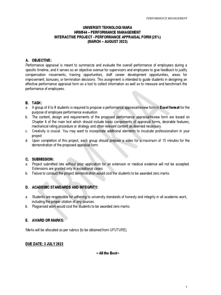 Excell Pa Form Full Guidelines PJJ May 2023 PDF