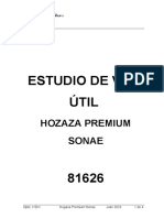 Estudio Vida Útil Hogaza Clásica Sonae