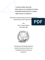 Analisis Keselamatan Dan Kesehatan Kerja Pada Departemen Produksi Di PT Tjokro Bersaudara Tangerang