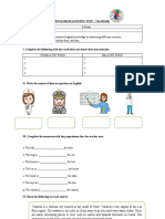 2023 7TH Grade. English Diagnostic Test.