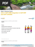 openSAP s4h15 Week 3 Unit 5 Crmint Presentation