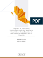 Programa de Ampliación y Modernización de La RNT y RGD 2019 - 2033