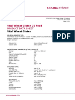 Vital Wheat Gluten Analysis