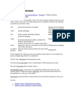 Relative Pronouns