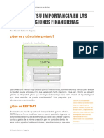 02 EBITDA y Su Importancia en Las Decisiones Financieras T