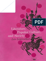 Leo Lowenthal - Literature, Popular Culture, and Society (1961, Prentice-Hall)