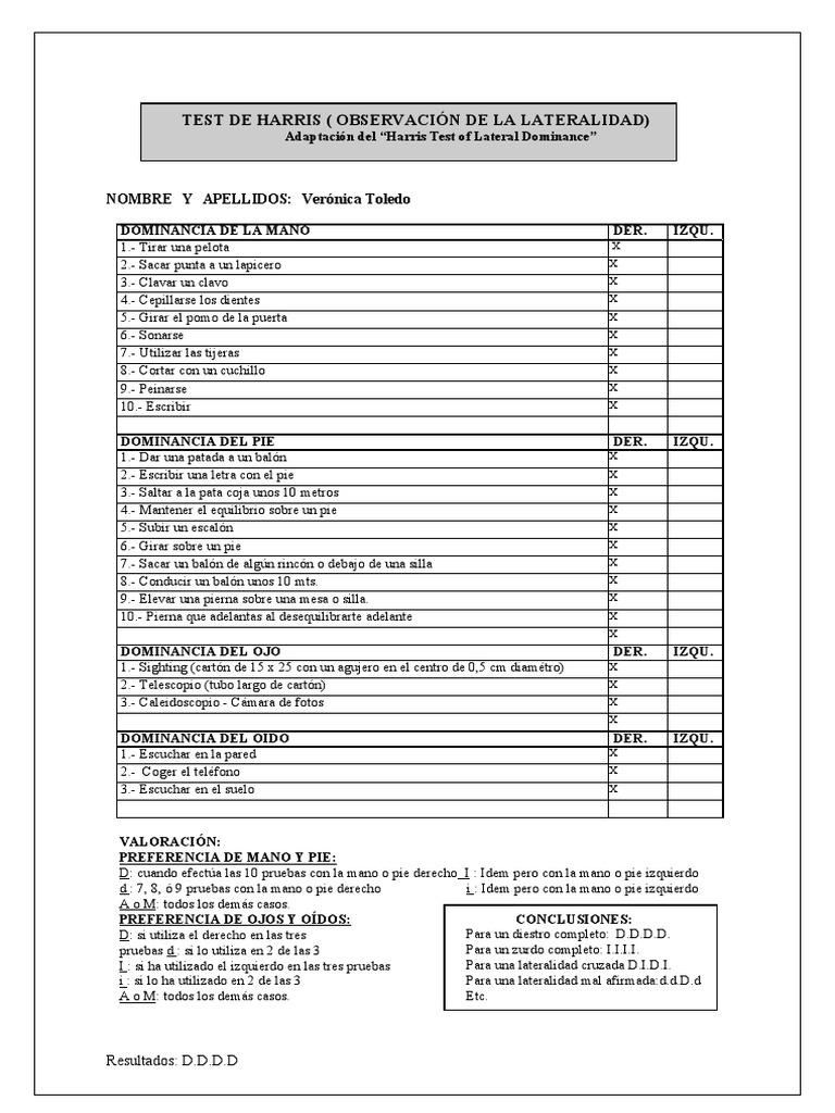 Harris Test France _ Déficience Moteur Cervical – DMYDID