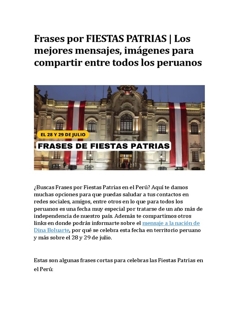 Frases Por Fiestas Patrias | PDF | Poesía, image size:768x1024