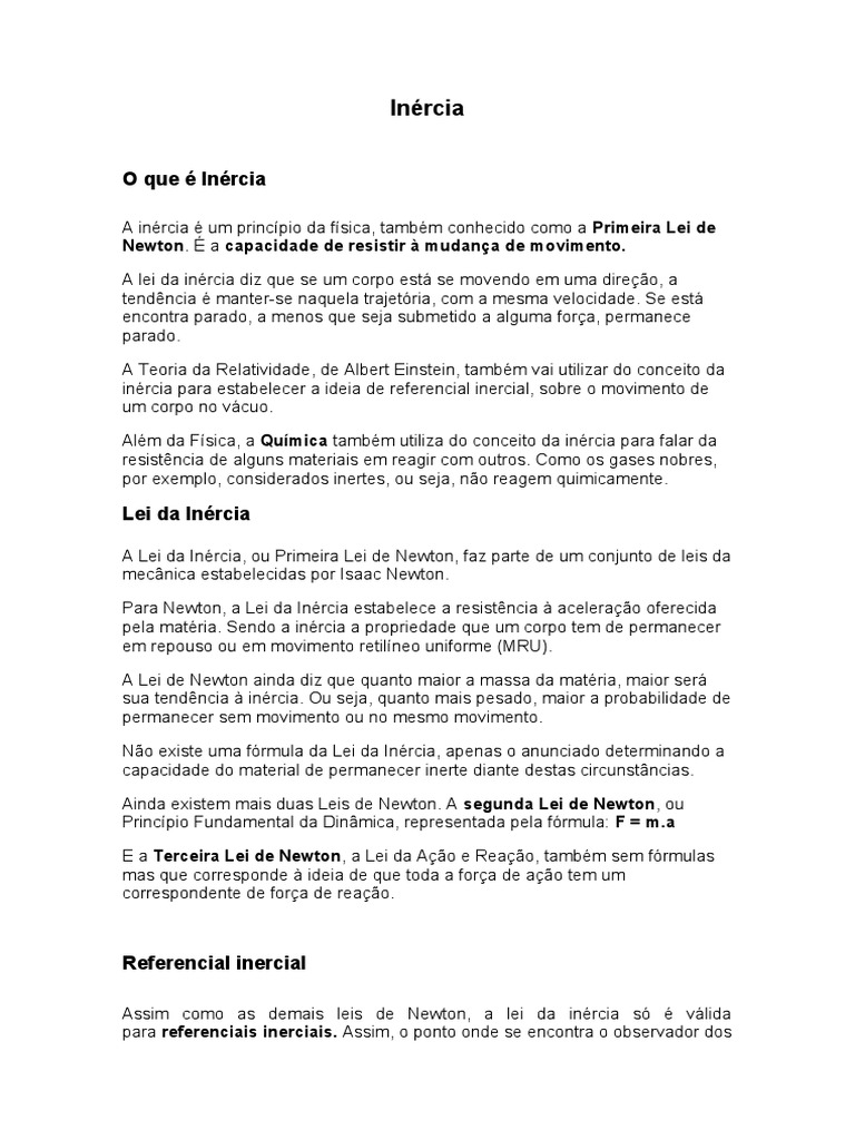 Inercia PDF