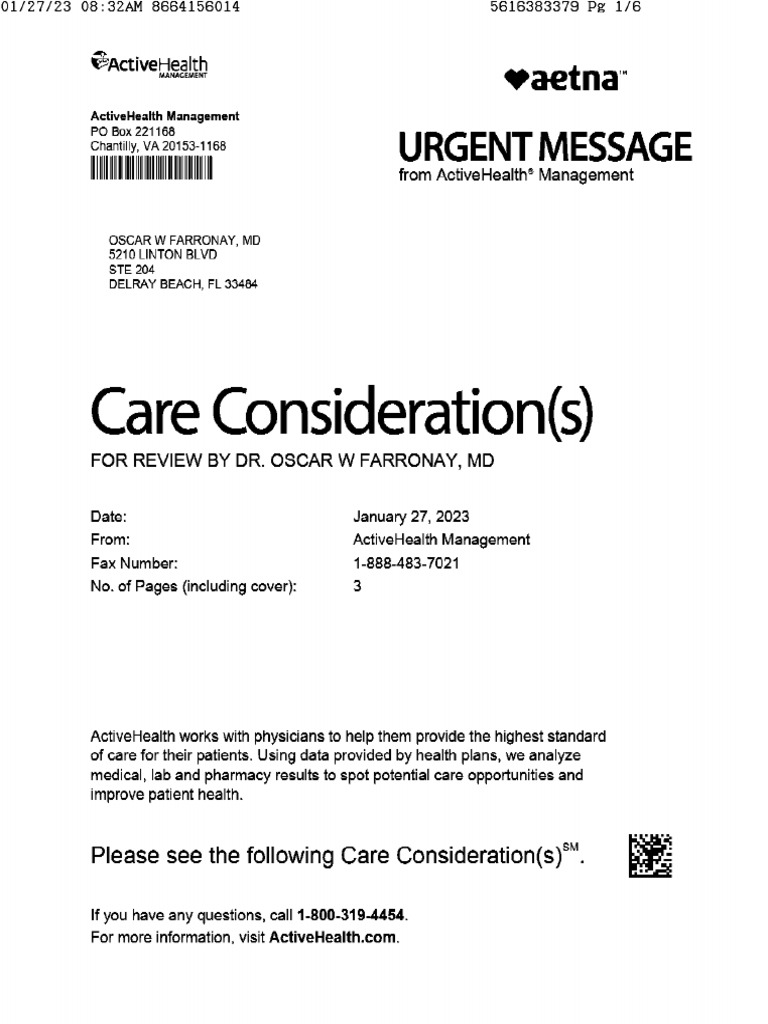 Provider Bulletin From Aetna | PDF