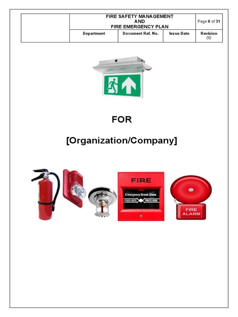 Fire Safety Management and Fire Emergency Plan PDF
