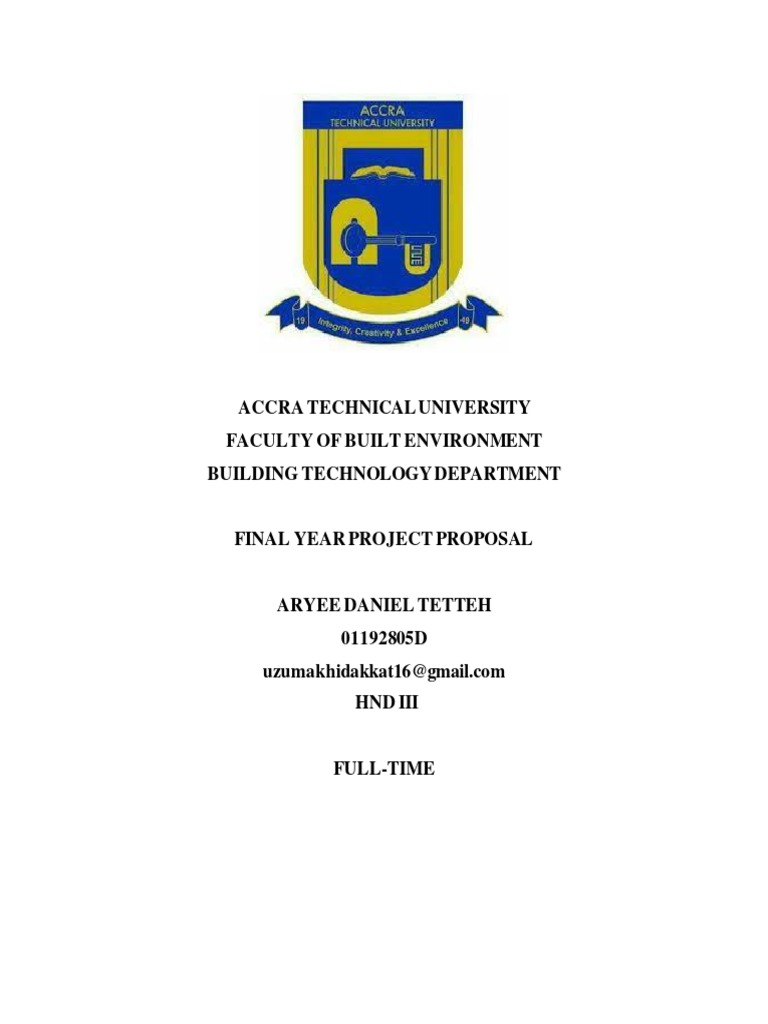 Final Year Project Proposal | PDF