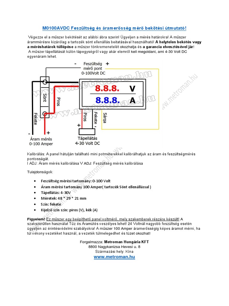 Beepitheto Digitalis Volt Es Ampermero 0 100V75mA MK306D 4861 M0100AVDC ...