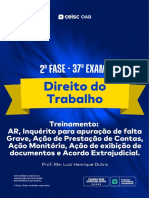 E-Book Treinamento - AR Inquérito para Apuração de Falta Grave Ação de Prestação de Contas Ação Monitória Ação de Exibição de Documentos e Acordo Extrajudicial