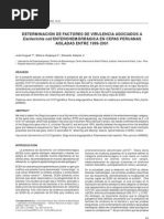 Download Determinacin de Factores de Virulencia Asociados a Escherichia Coli by api-3711148 SN6617126 doc pdf