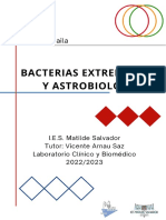 Entrega Final Bacterias Extremófilas y Astrobiología Marisa Mihaila