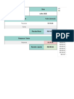 Planilha Controle Financeiro (Excel)