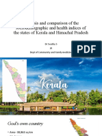Kerala Vs Himachal: A Comparative Analysis of Soidemographic and Health Inidices