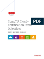 Comptia Cloud Cv0 003 Exam Objectives